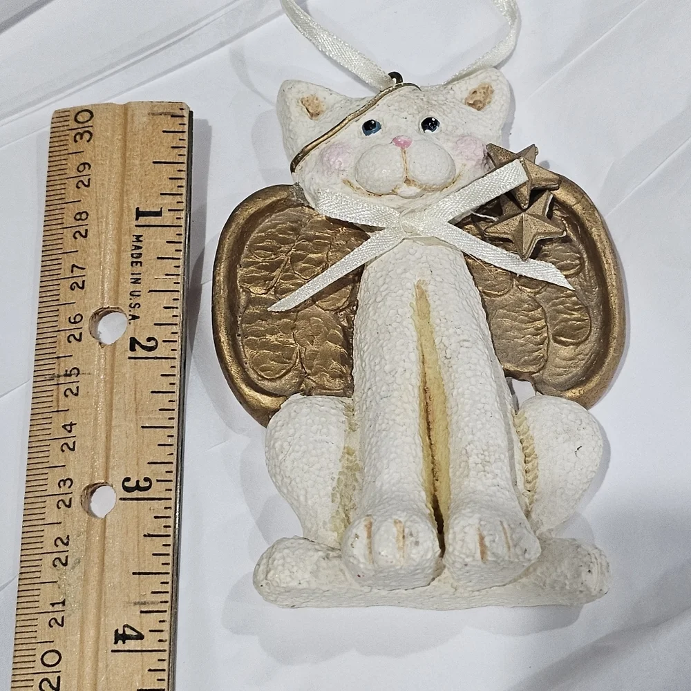 KURT S. ADLER Cat Angel Ornament Vintage Christmas